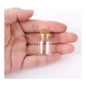MaxMau 24 juegos de botellas pequeñas de vidrio de 0.2 fl_3