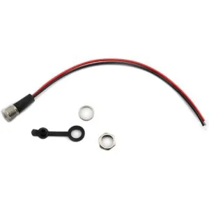 Tegg DC099A DC hembra montaje panel cable de carga roscado