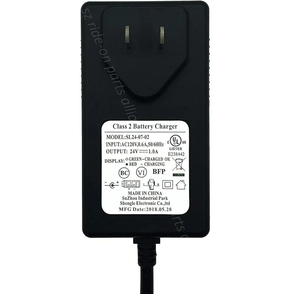 Cargador de 24 V para niños en coche 24 V batería cargador_2