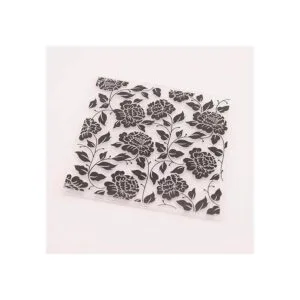 Carpeta de plástico con diseño de hojas florales para_4