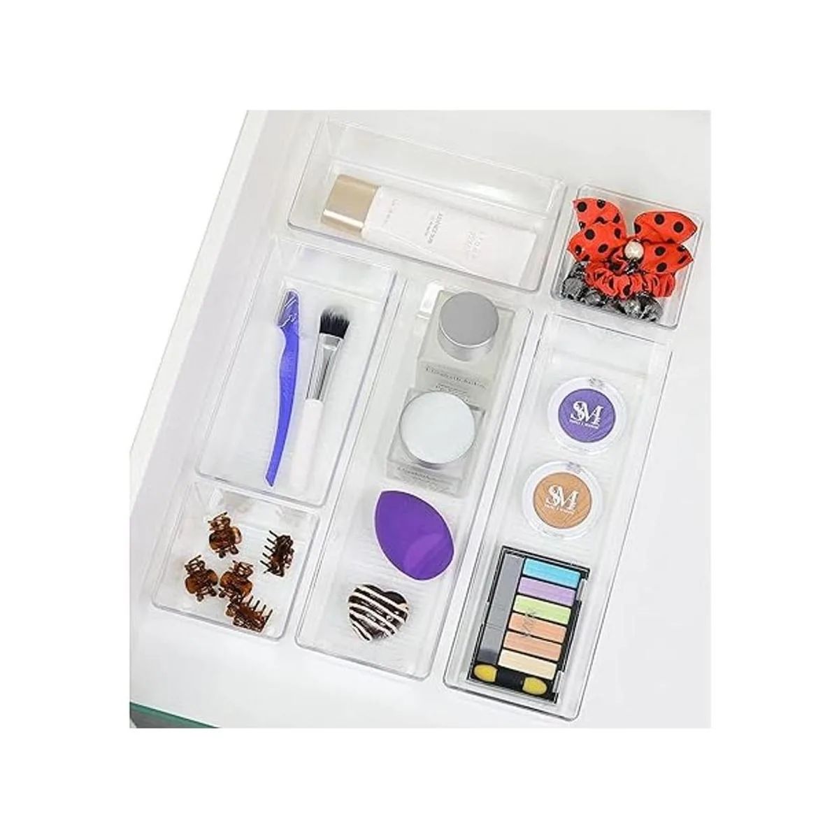 Simple Houseware Cajas organizadoras de plástico