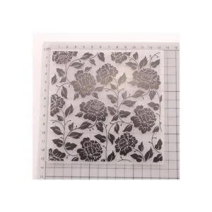 Carpeta de plástico con diseño de hojas florales para_2