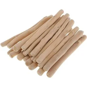 Prettyia Palitos de madera flotante naturales de 8.82 oz y