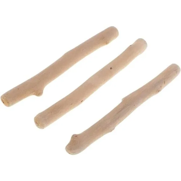 Prettyia Palitos de madera flotante naturales de 8.82 oz y