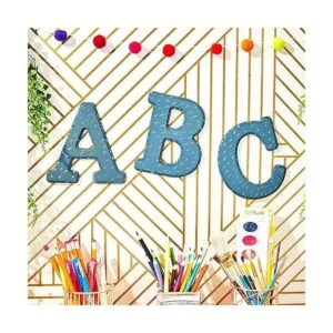 26 letras del alfabeto de madera para manualidades ABC de