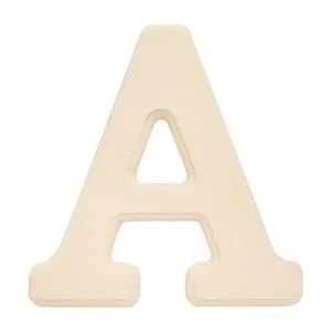 26 letras del alfabeto de madera para manualidades ABC de