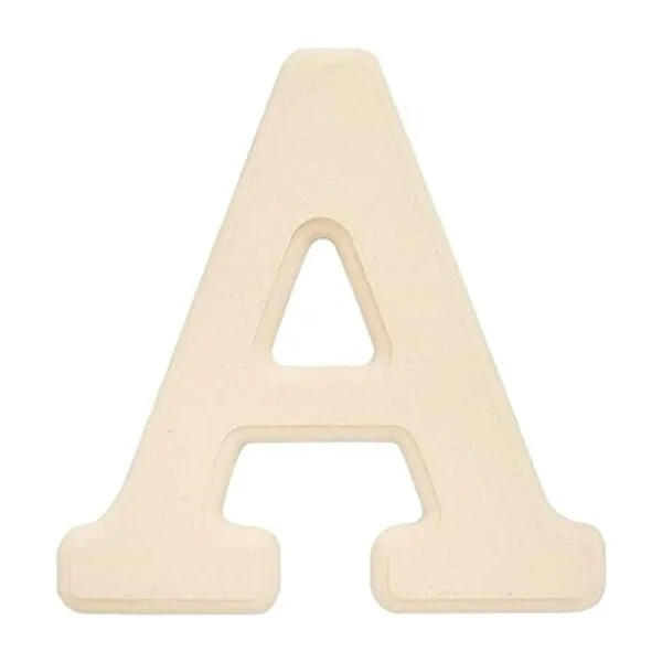 26 letras del alfabeto de madera para manualidades ABC de