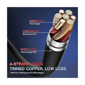 OIITH Cable de carga largo para iPhone con certificación_3