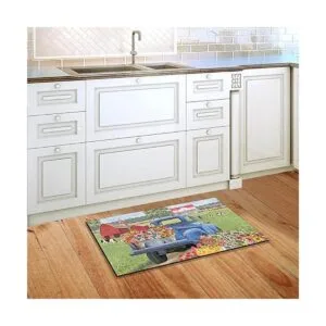 Day On The Farm Tapete de primavera para puerta para_3