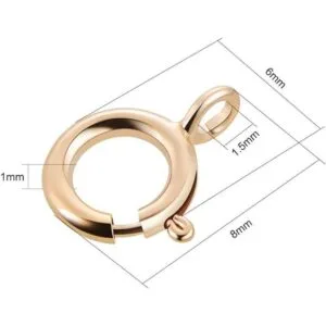 Benecreat 20 cierres de anillo de resorte con relleno de_2