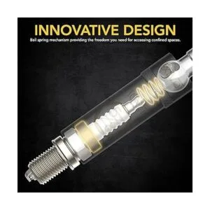 LEXIVON Bujía magnética giratoria de 58 pulgadas unidad