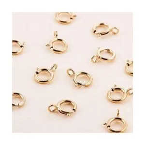 Benecreat 20 cierres de anillo de resorte con relleno de_4