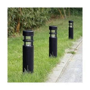 Luces solares de jardín para exteriores bolardo LED_2
