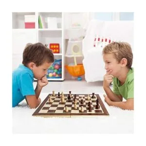 ASNEY Juego de ajedrez magnético mejorado juego de mesa_5