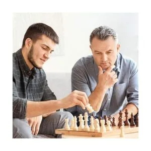 ASNEY Juego de ajedrez magnético mejorado juego de mesa_6