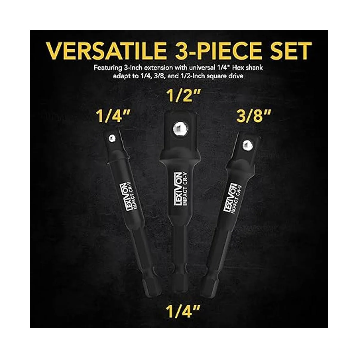 LEXIVON Juego de adaptadores de enchufe de grado de_3