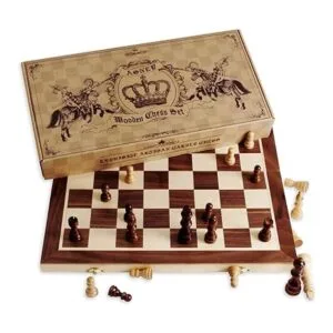 ASNEY Juego de ajedrez magnético mejorado juego de mesa_2