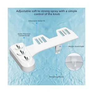 Hibbent Bidé para asiento de inodoro con doble boquilla_6