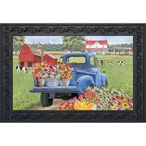 Day On The Farm Tapete de primavera para puerta para_2