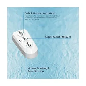 Hibbent Bidé para asiento de inodoro con doble boquilla_4