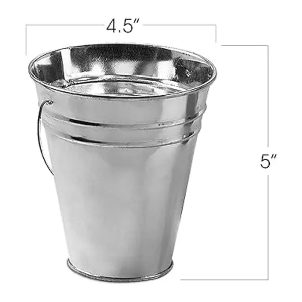 ArtCreativity Cubos de metal galvanizado grandes con asas_3