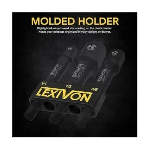 LEXIVON Juego de adaptadores de enchufe de grado de_4