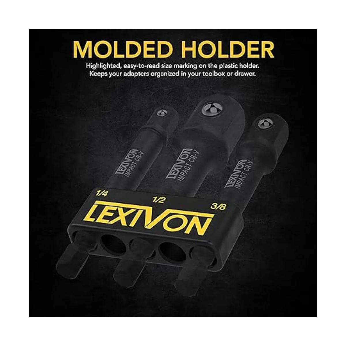 LEXIVON Juego de adaptadores de enchufe de grado de_4