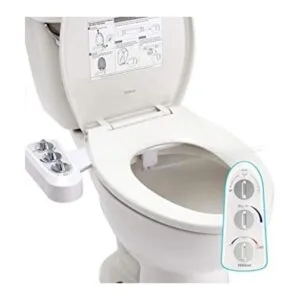Hibbent Bidé para asiento de inodoro con doble boquilla_1