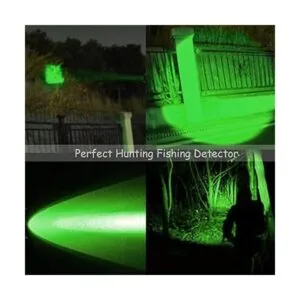 Linterna de caza verde verde LED linterna verde luz de_6