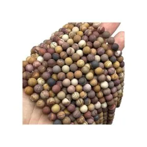 ABCGEMS Cuentas de mokaita mate de atardecer americanas_4