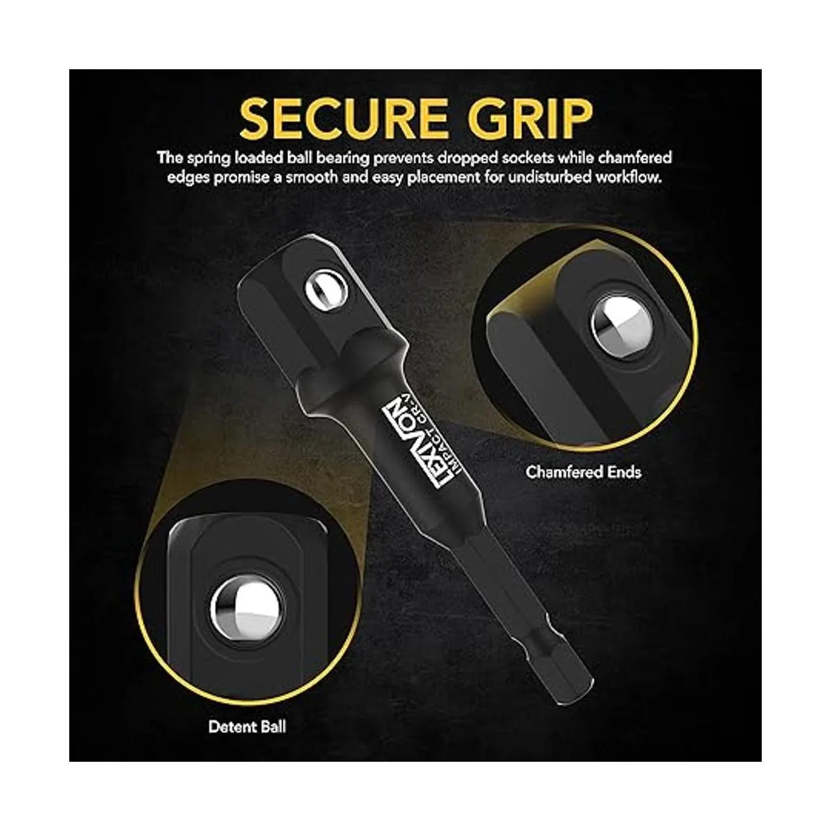 LEXIVON Juego de adaptadores de enchufe de grado de_5