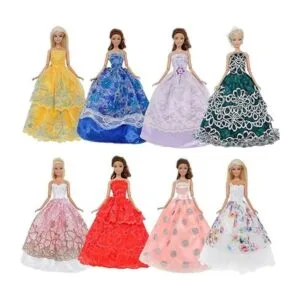 GIETIOS 5 piezas de ropa hecha a mano para muñecas_2