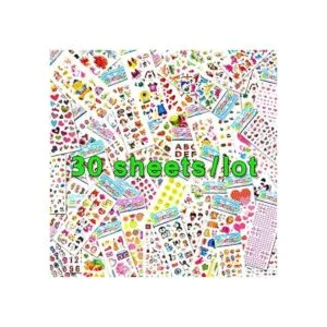 30 hojaslotes de pegatinas para álbumes de recortes con