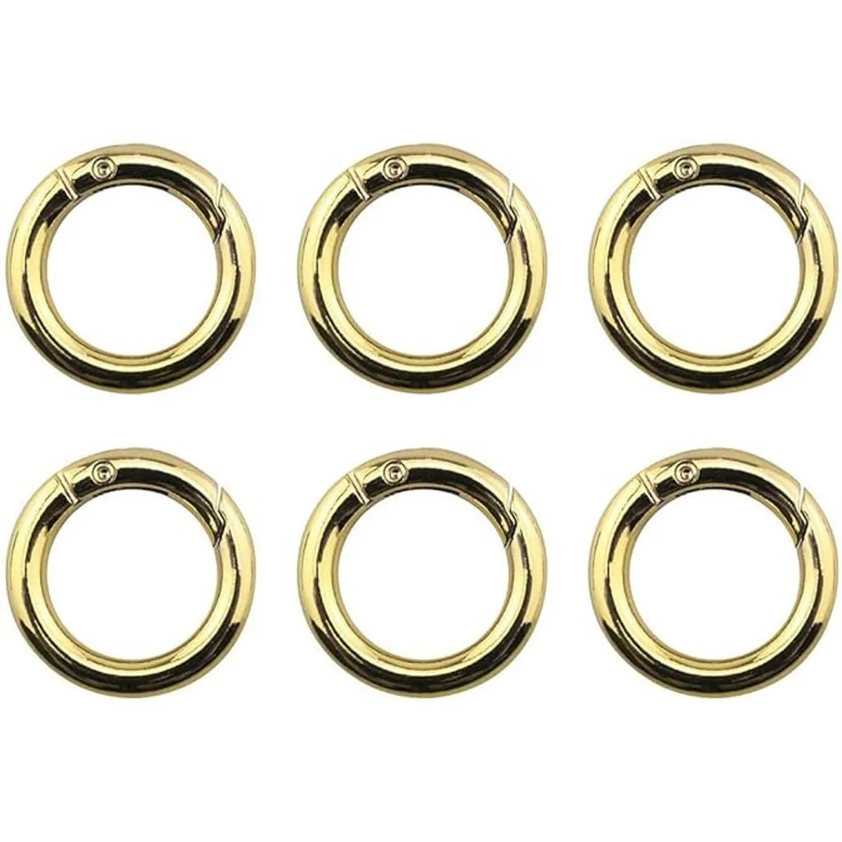 JCBIZ 6 ganchos de resorte redondos de 1.378 in para_1