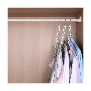 GEFTOL Perchas de metal para ahorrar espacio colgador