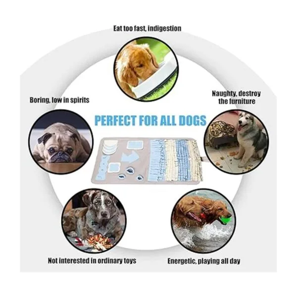 STELLAIRE CHERN Snuffle Mat for Small Large Dogs Nosework