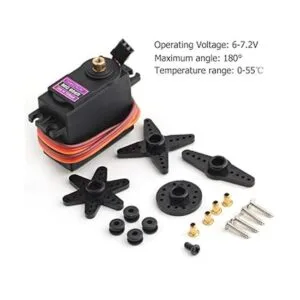 MG996R Servomotor digital de torsión de engranaje de