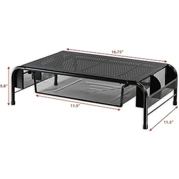 SimpleHouseware. Soporte elevador de escritorio de metal_5