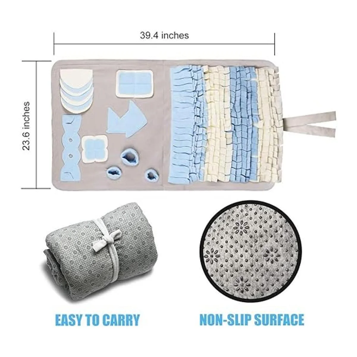 STELLAIRE CHERN Snuffle Mat for Small Large Dogs Nosework