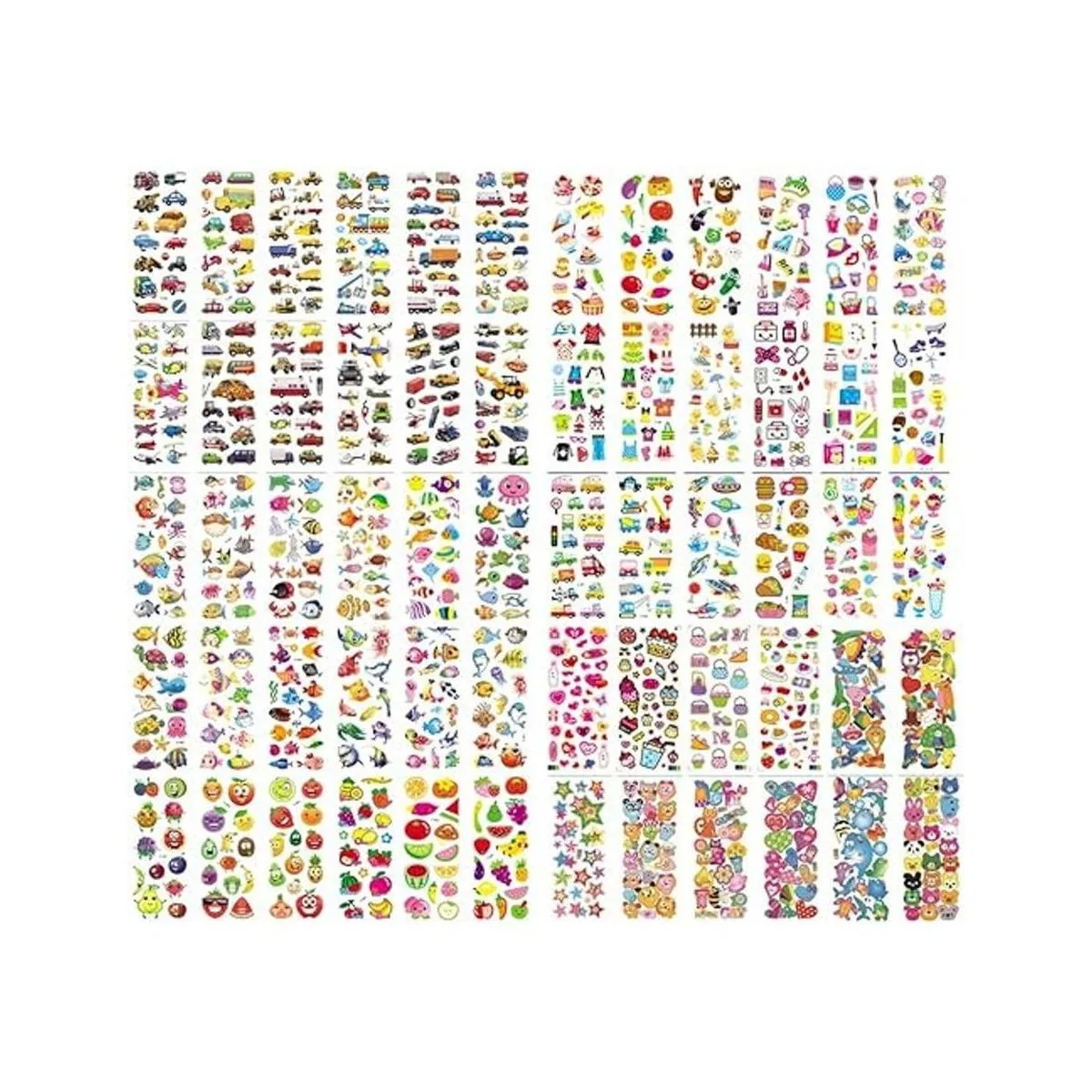 30 hojaslotes de pegatinas para álbumes de recortes con