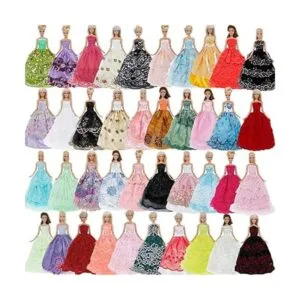 GIETIOS 5 piezas de ropa hecha a mano para muñecas_3