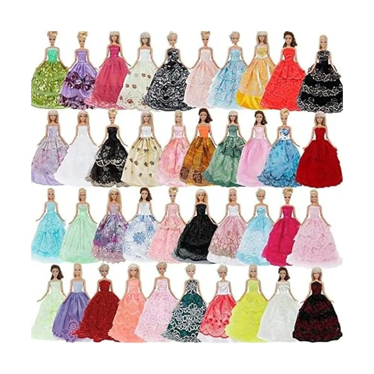 GIETIOS 5 piezas de ropa hecha a mano para muñecas_3