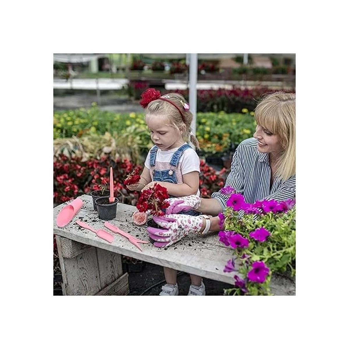 Melphoe Juego de 12 herramientas de jardinería para