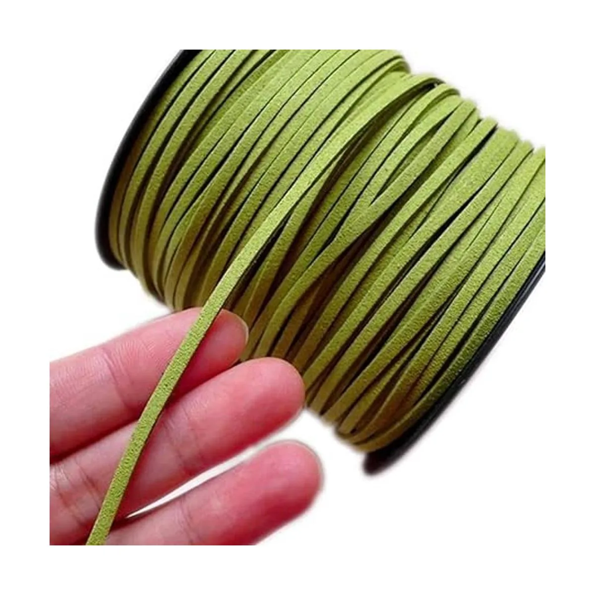 Cordón de encaje de ante sintético de 100 metros suave