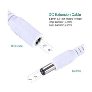 NAHAO Cable de extensión de alimentación 2 unidades_4