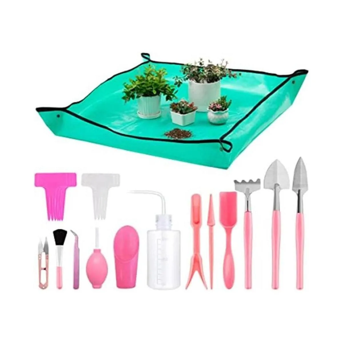 Melphoe Juego de 12 herramientas de jardinería para
