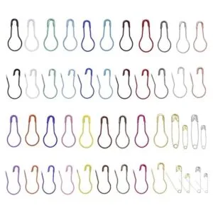 1200 pines de seguridad de metal de 22 colores bulbos de