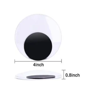 Sunmns Ojos de plástico de gran tamaño de 4 pulgadas con