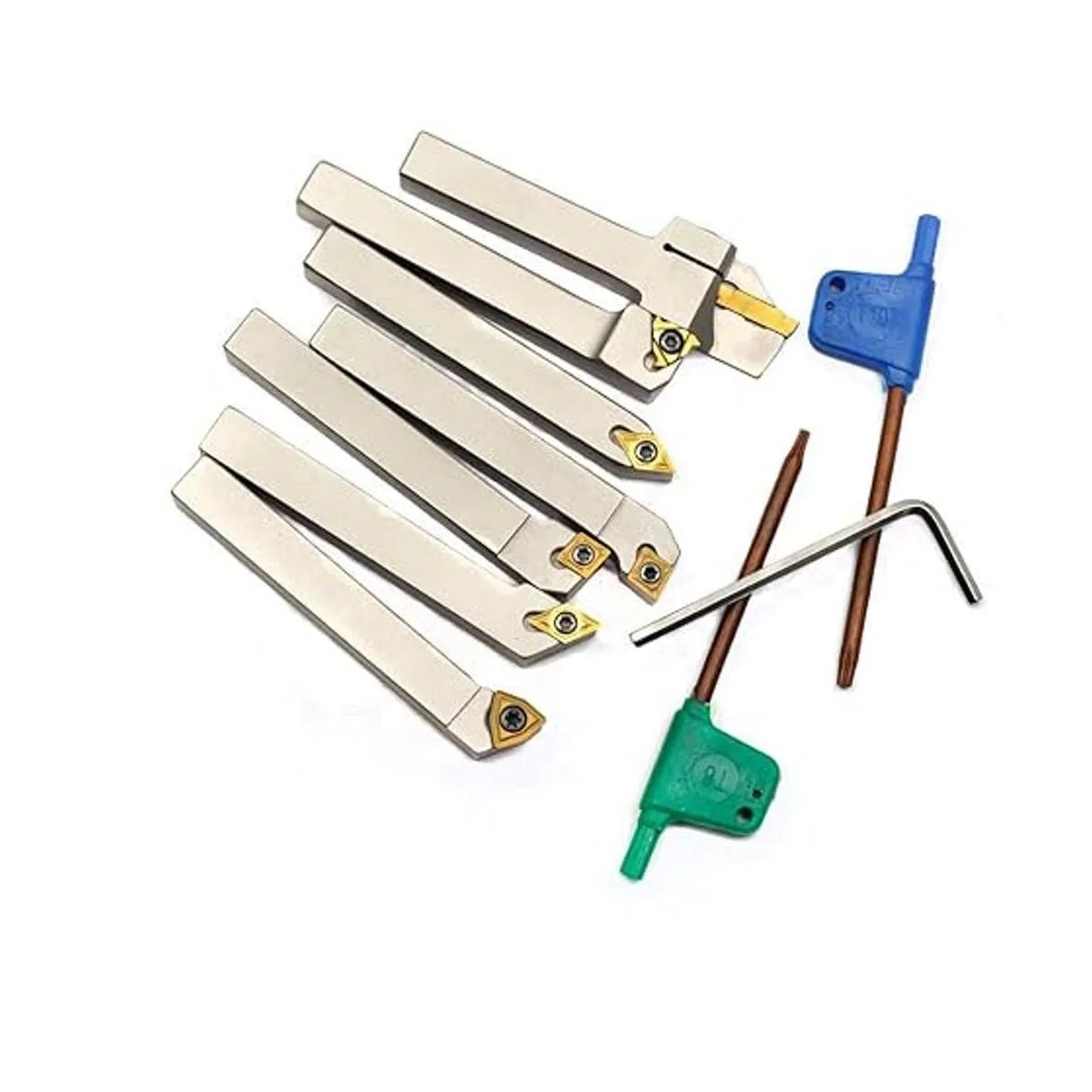 OSCARBIDE Juego de 7 piezas de mango CNC de 38 pulgadas