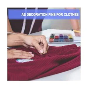 1200 pines de seguridad de metal de 22 colores bulbos de